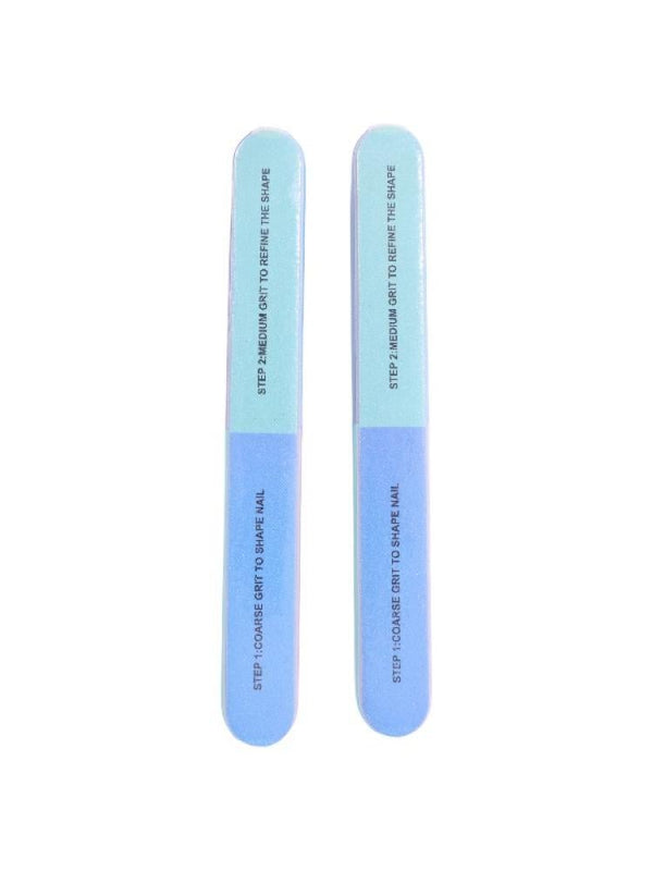 Salon System 2-Piece Nail File and Buffer for Manicure & Pedicure