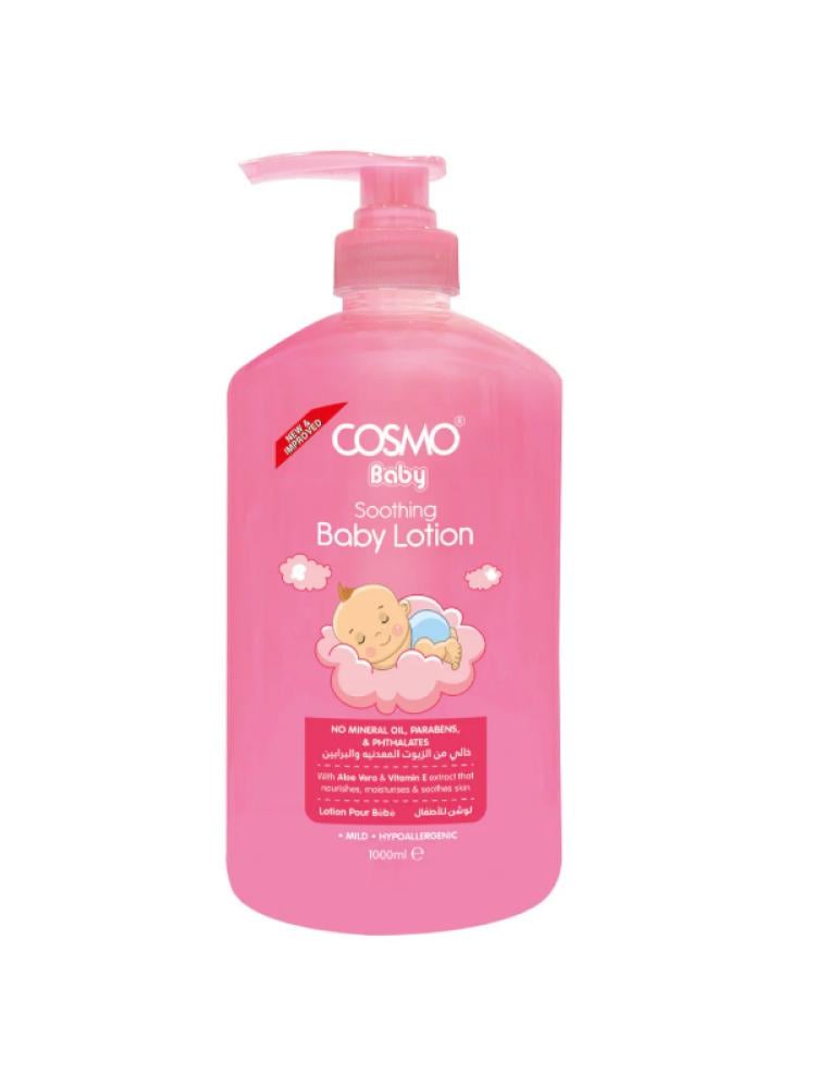 Cosmo Soothing Baby Lotion with Aloe Vera & Vitamin E - 1000ml
