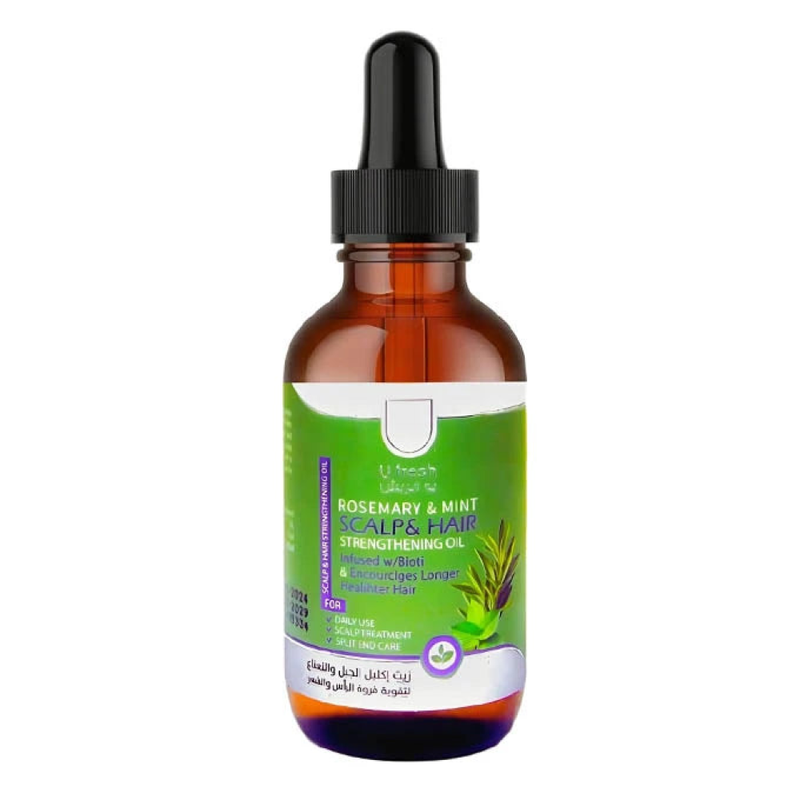 Hair Strengthening Oil Rosemary Mint Hair Oil Scalp Care Ufresh 60ml