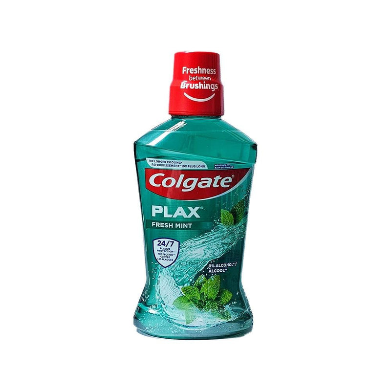 Mouthwash Fresh Mint Antibacterial Plaque Reduction Colgate 500ml