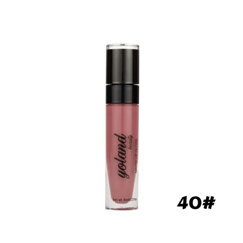 Liquid Lipstick Velvety Finish Long Lasting 40 Yolande Beauty 6ml