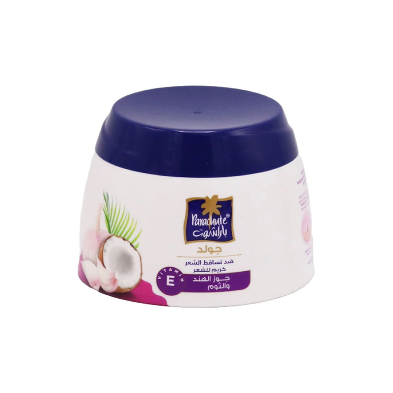 Parachute Gold Hair Cream with Coconut & Garlic for Nourishment and Hair Fall Control, 140ml