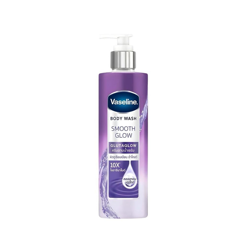 Vaseline Smooth Glow Moisturizing Body Wash, Gluta Glow 10x, 425ml