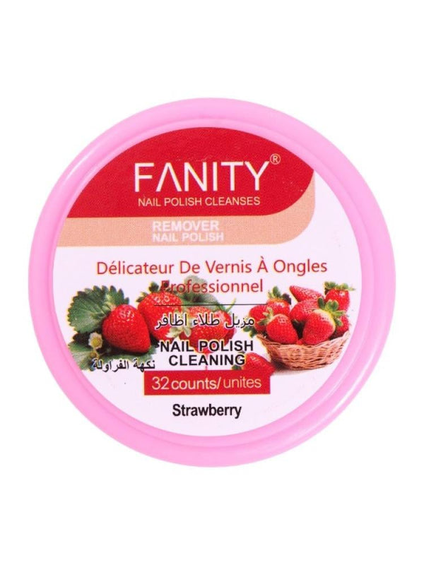 Vanity Nail Polish Remover Wipes - 32 Count Assorted Flavors