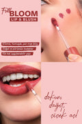 Pastel Bloom Lip & Blush - Multi-Use Cream, Natural Radiance, 4.8 ml