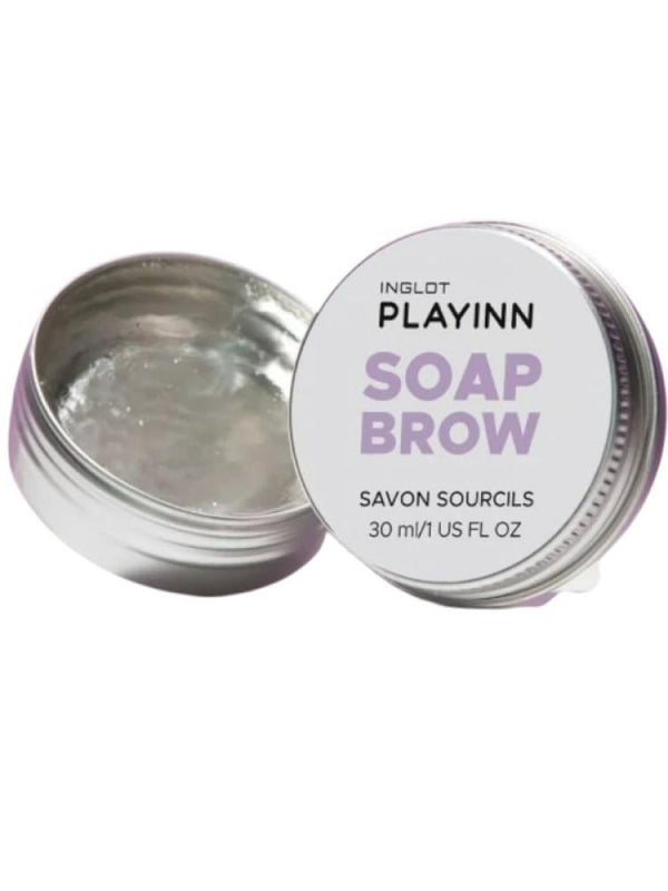 Inglot Play-In Eyebrow Soap, Clear, Strong Hold