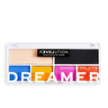 Revolution Colour Play Dreamer Eyeshadow Palette, 6 Shades, Matte Shimmer