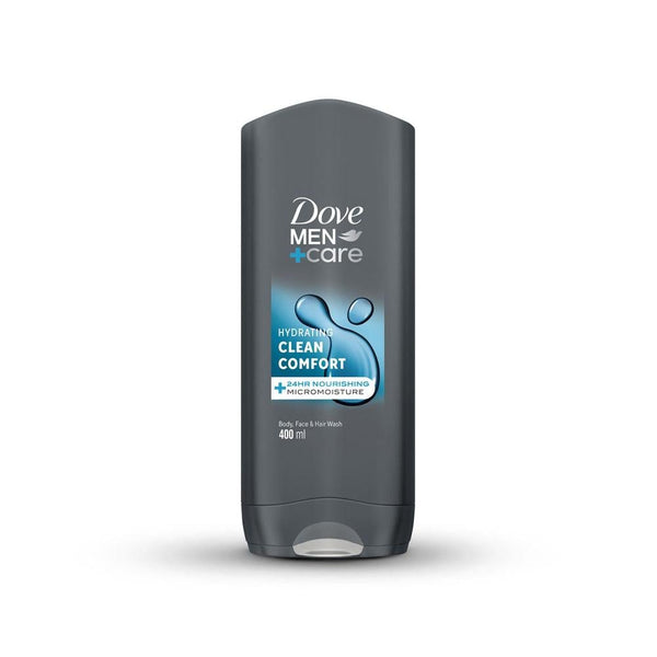 Best 3 in 1 Body Wash for Men Clean Comfort Dove 400ml