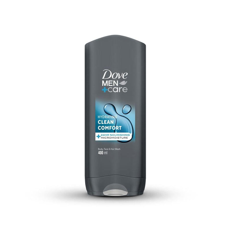 Best 3 in 1 Body Wash for Men Clean Comfort Dove 400ml