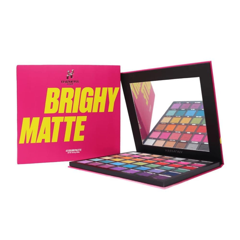 Best Matte Eyeshadow Palette 42 Colors Bright Harmony Makeup