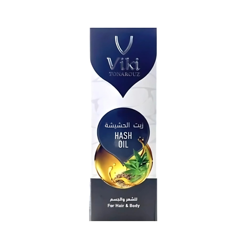Vicky Cannabis Oil for Hair and Body, Strengthening and Moisturizing, 125ml