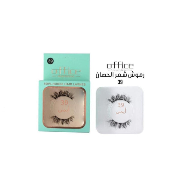 Office Amy 39 Horsehair Eyelashes Natural Wing Style