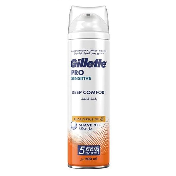 Gillette Pure Shave Gel Deep Comfort Pro Sensitive 200ml