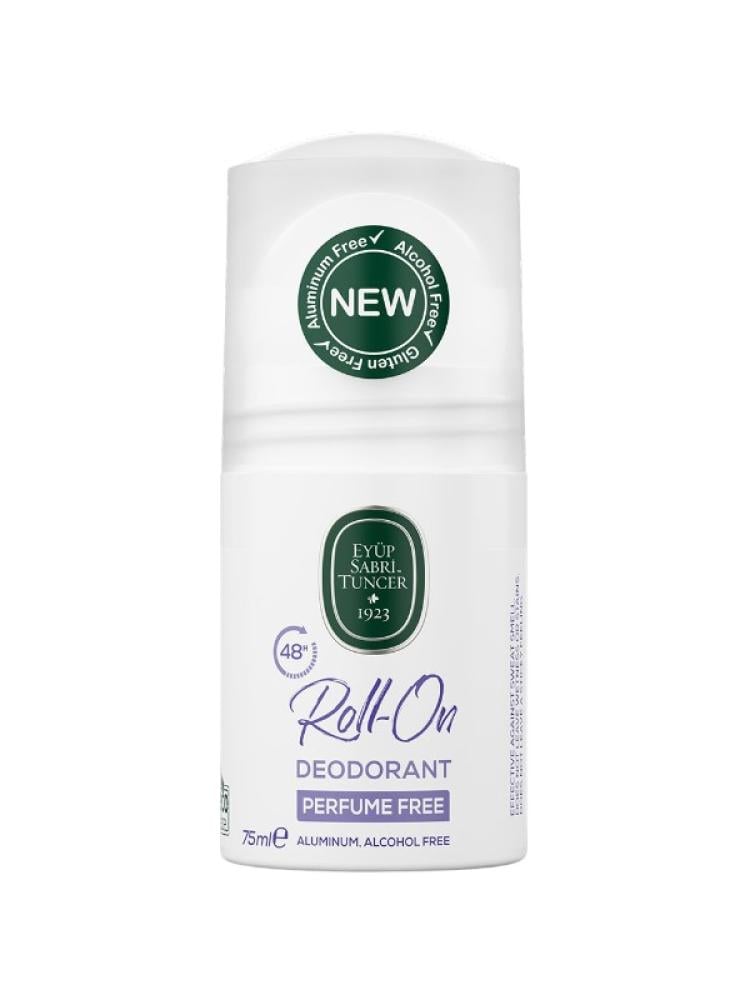 Best Aluminum Free Deodorant Roll-On Fragrance Free Eyüp Sabri Tuncer 75ml