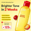 Eqqual Berry Vitamin C Brightening Toner with Niacinamide & Tranexamic Acid, 150ml