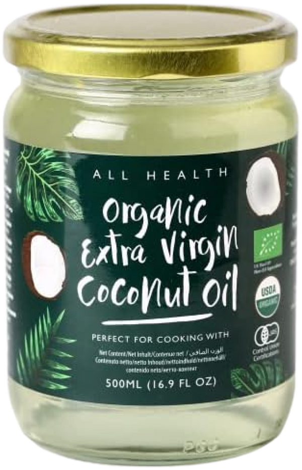 Virgin Coconut Oil Organic Extra Cold Pressed Hair and Skin Al Health 500ml