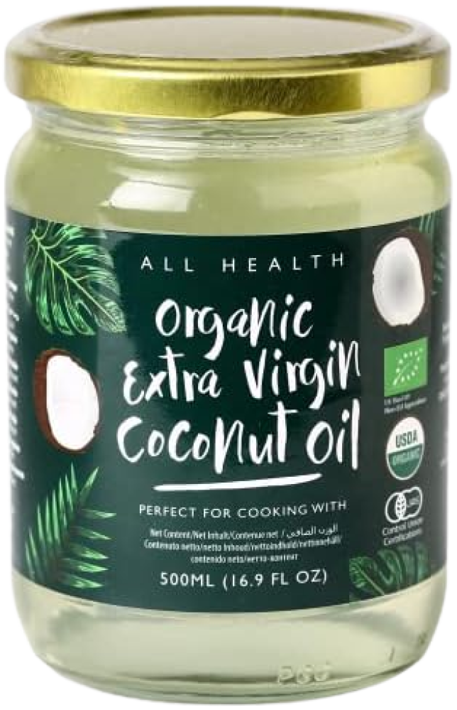 Virgin Coconut Oil Organic Extra Cold Pressed Hair and Skin Al Health 500ml