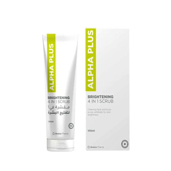 Avalon Pharma Alpha Plus 4-in-1 Skin Brightening Exfoliator, 100ml