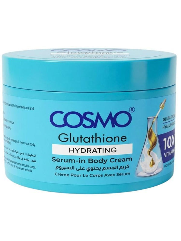Cosmo Hydrating Hyaluronic Acid Glutathione Body Cream - 400ml