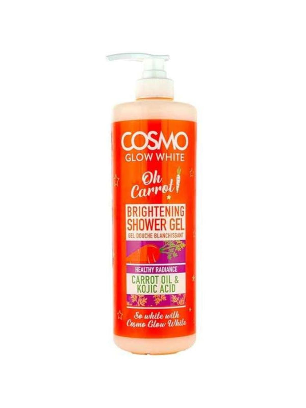 Cosmo Oh! Carrot Shower Gel with Kojic Acid, Beta-Carotene, Vitamin E - 1000ml