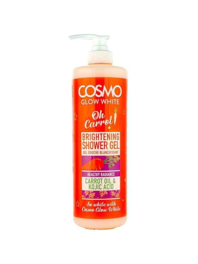 Cosmo Oh! Carrot Shower Gel with Kojic Acid, Beta-Carotene, Vitamin E - 1000ml