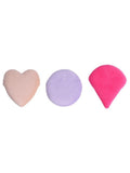 Top Rated Makeup Sponge Set 3-Piece Velvety Beauty System Assorted