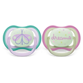 Ultra Air Night Baby Soother for babies aged 0 to 6 months Glow Avent 2 Pcs