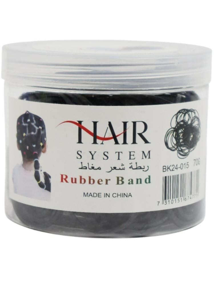 Hair System Elastic Hair Tie - Black, Small, 70g
