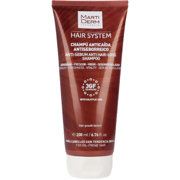 Martiderm Anti Sebum Anti Hair Loss Shampoo 200ml
