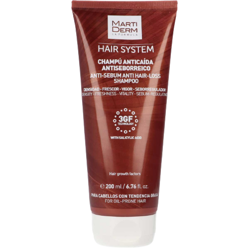 Martiderm Anti Sebum Anti Hair Loss Shampoo 200ml