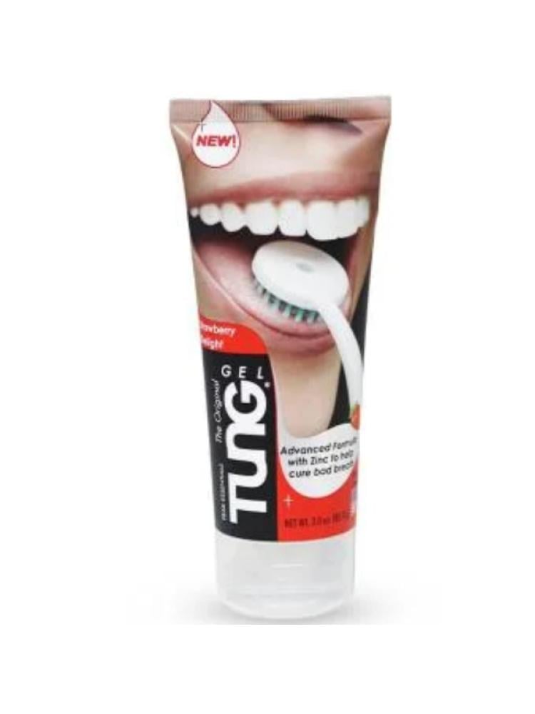 Tongue Cleansing Gel Strawberry Bad Breath Bacteria Removal TUNG 85g
