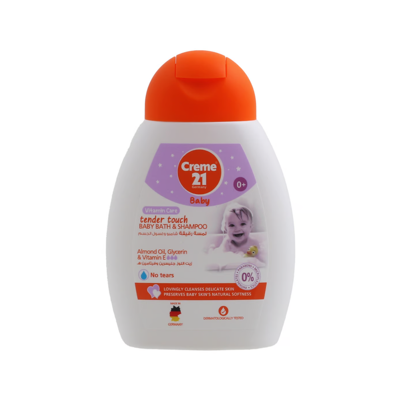Cream 21 Baby Tender Touch Shampoo and Wash Gentle Cleansing 250ml