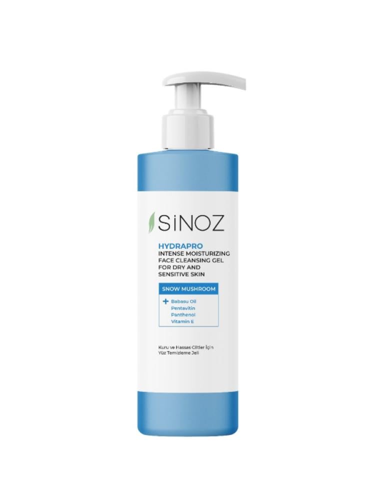 Face Cleanser for Dry and Sensitive Skin Hydrating Gel Sinoz 400ml