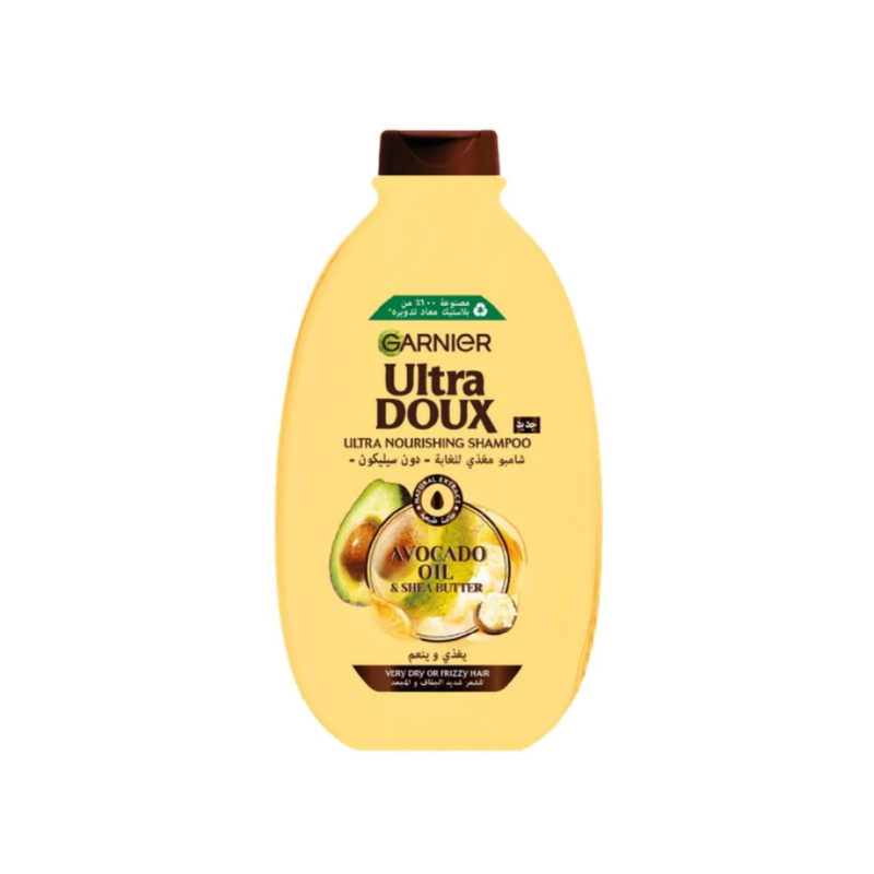 Garnier Avocado Oil & Shea Butter Shampoo for Dry Damaged Hair Moisturizing 200ml