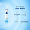 Deodorant Spray for Women Fresh Natural Nivea 200ml