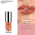 Note Moisturizing Gloss Lip Oil in 50 Creamy Caramel, with Avocado & Jojoba Oil
