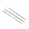 Salon System 3-Piece Facial Cleansing Needle Set for Blackhead Removal