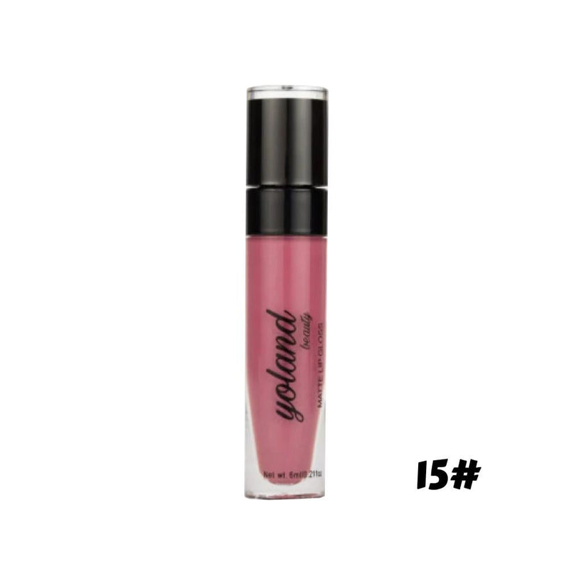 Top Rated Liquid Lipstick Creamy Oil Blend Shade 15 Yoland Beauty 6ml