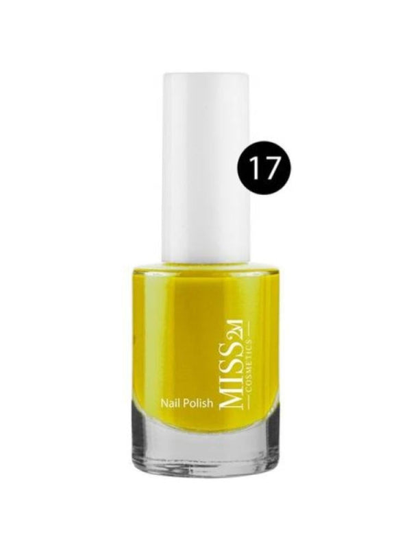 Nail Polish Shade 17 Rich Color Glossy Finish Miss 2M 12ml