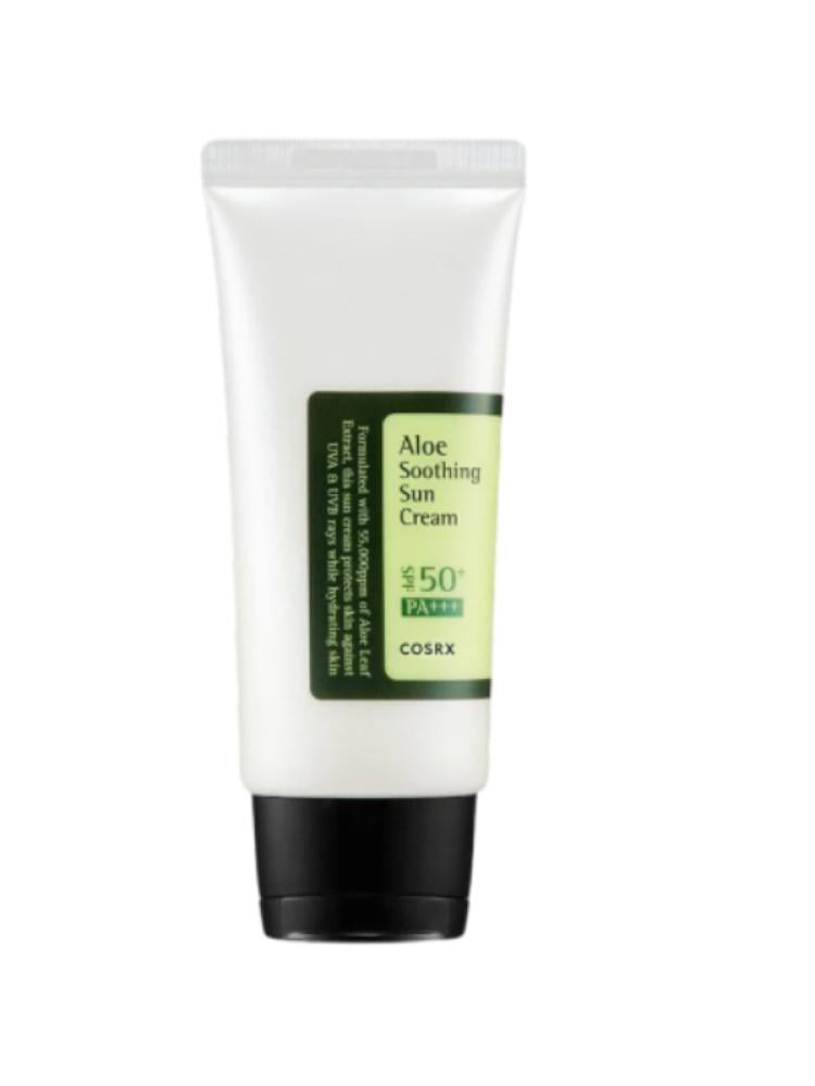 Aloe Soothing Sun Cream SPF50+ PA+++ Lightweight No White Cast Cosrx 50ml