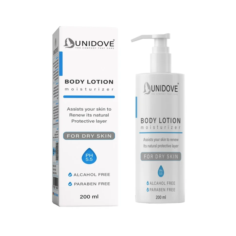 Unidove Body Lotion with Shea Butter for Deep Hydration 200ml