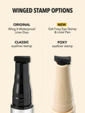 SHEGLAM Get Foxy Eye Stamp & Liner Pen - Black, Smudgeproof, Waterproof