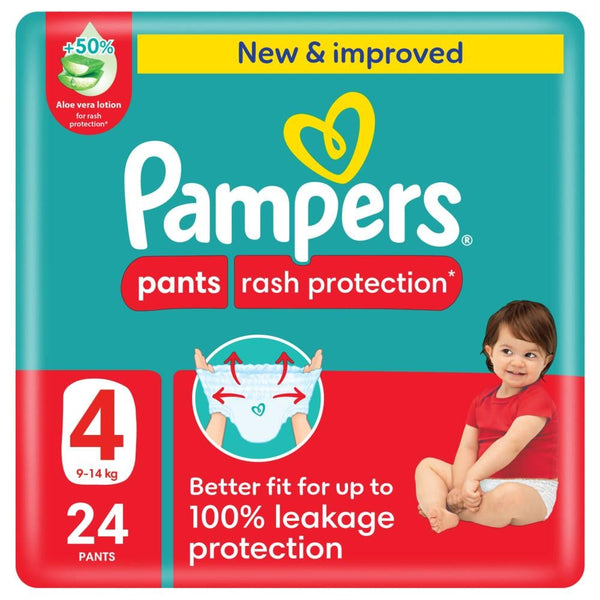 Pampers Pants Size 4 Small Pack 24 Pieces Flexible Nappy Protection