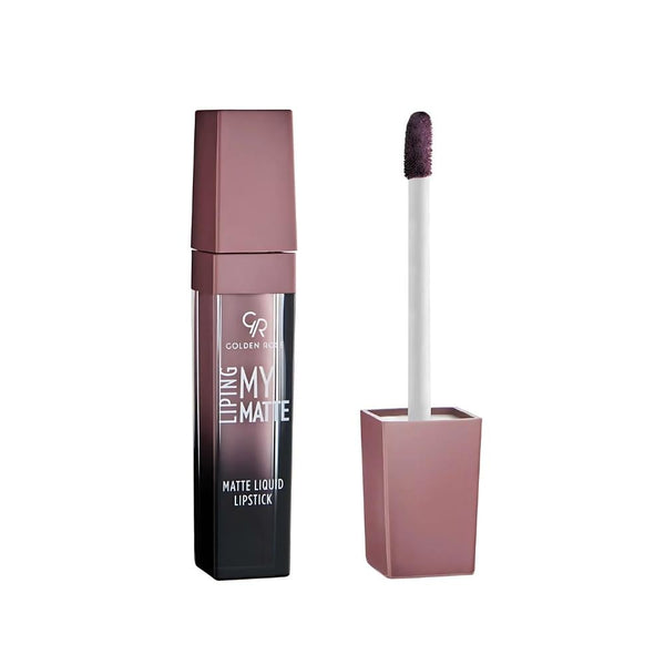 Golden Rose Matte Liquid Lipstick Creamy Formula Long-Lasting Shade 14