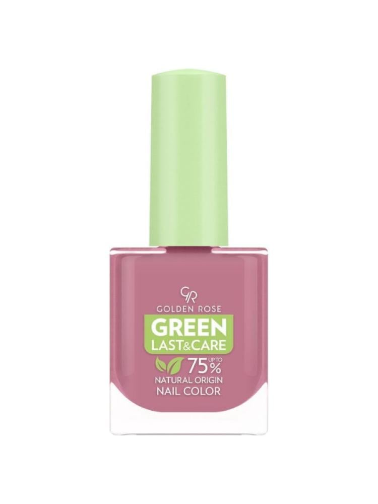 Green Nail Polish Last & Care Natural Shade 118 Golden Rose 10.2ml