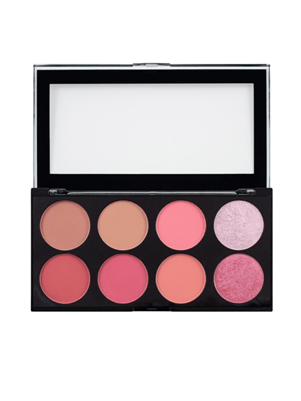 Blush Highlighter Palette Sugar & Spice Revolution Makeup 12g