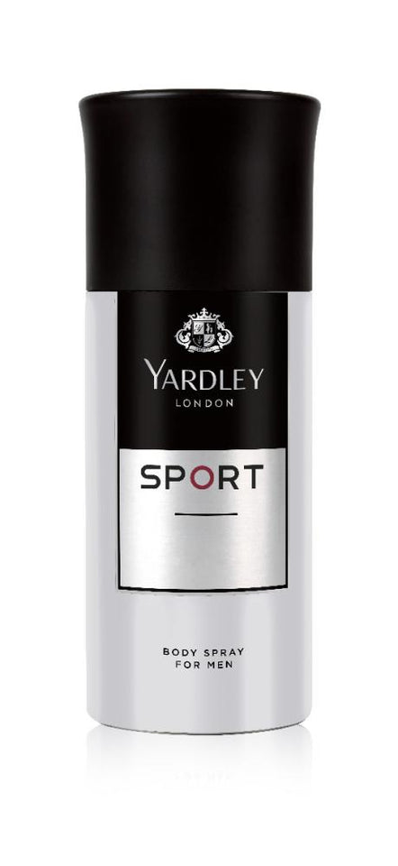Yardley Sport Body Spray: Long-Lasting Freshness & Protection 150ml