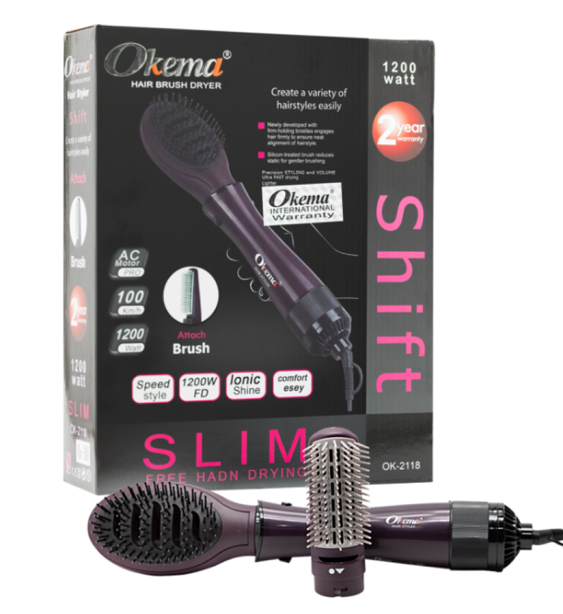 Shop Hair Dryer Brush Professional Styling Tool OK2118 Okema