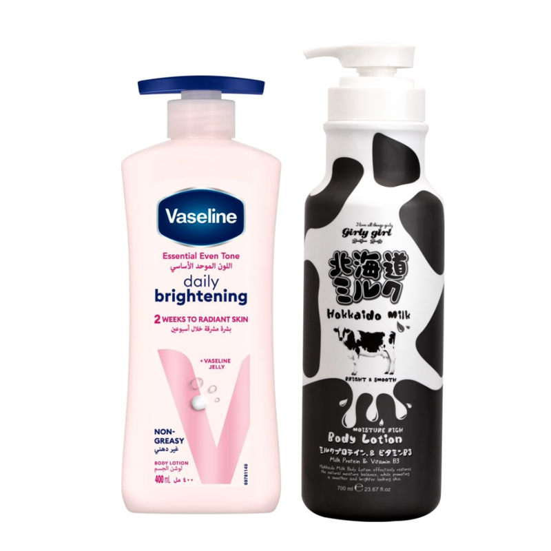 Beauty Buffet Hokkaido Milk Body Lotion & Shower Cream Set - 700ml + 450ml