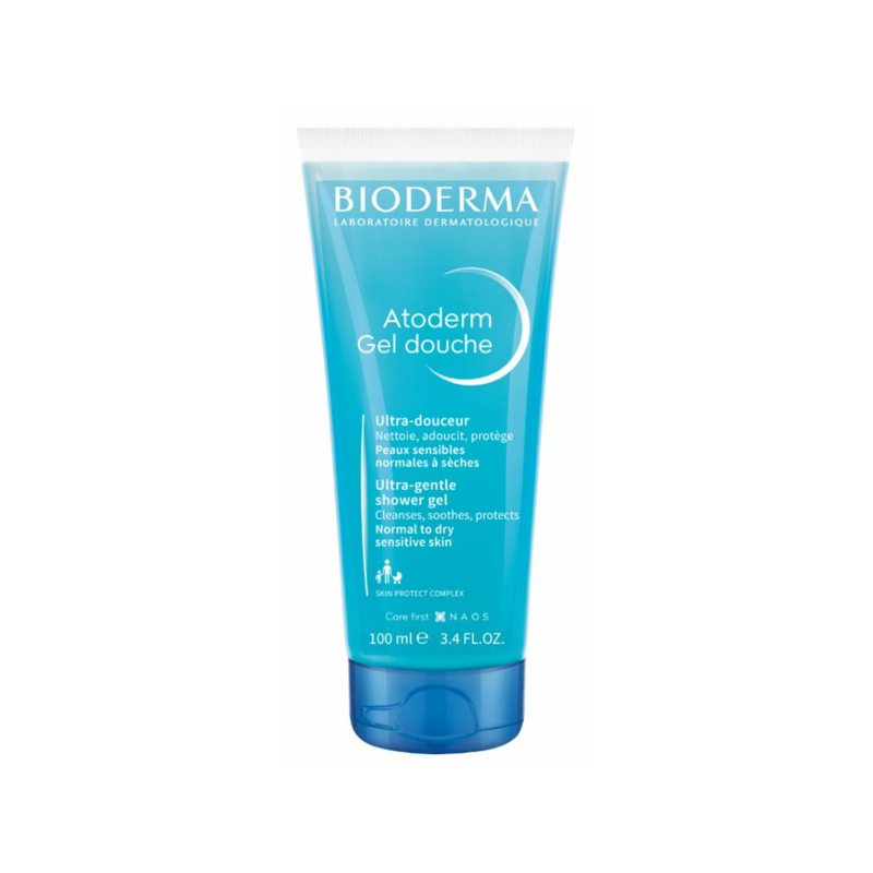 Bioderma Atoderm Gentle Shower Gel, Soap-Free, 100ml